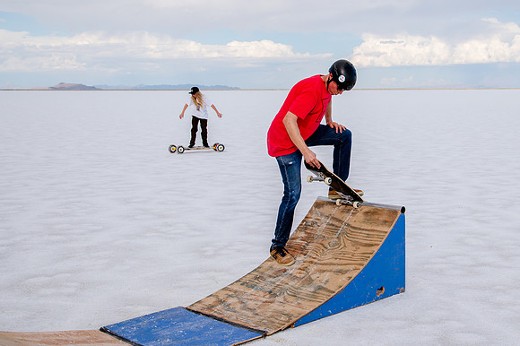 Hardcoin Skate Team: Conquering the Utah Salt Flats in Style