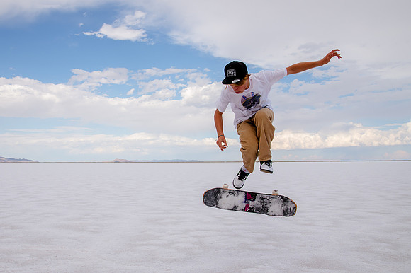 Hardcoin Skate Team: Conquering the Utah Salt Flats in Style