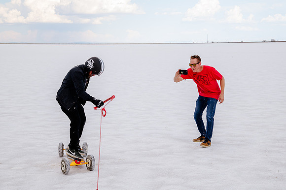 Hardcoin Skate Team: Conquering the Utah Salt Flats in Style