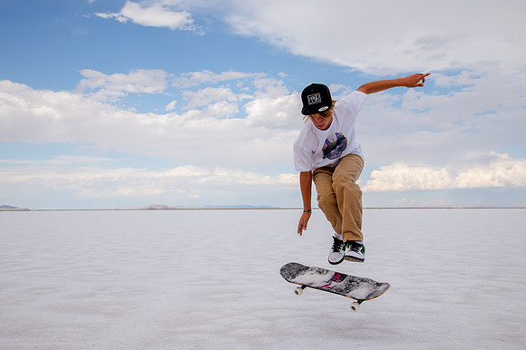 Hardcoin Skate Team: Conquering the Utah Salt Flats in Style