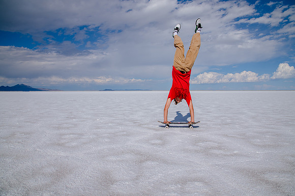 Hardcoin Skate Team: Conquering the Utah Salt Flats in Style