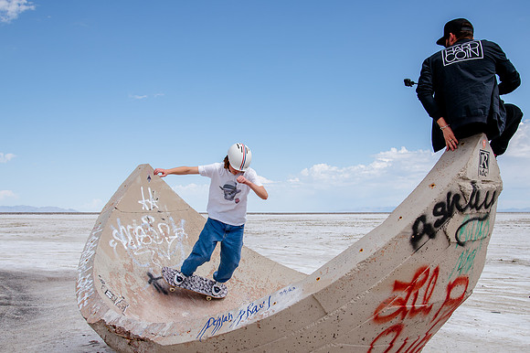 Hardcoin Skate Team: Conquering the Utah Salt Flats in Style