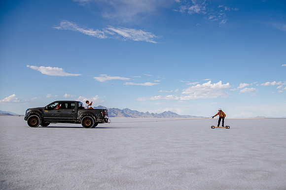 Hardcoin Skate Team: Conquering the Utah Salt Flats in Style