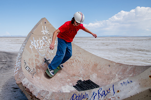 Hardcoin Skate Team: Conquering the Utah Salt Flats in Style