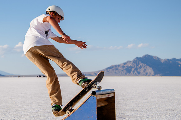 Hardcoin Skate Team: Conquering the Utah Salt Flats in Style