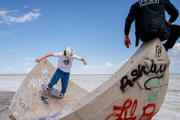 Hardcoin Skate Team: Conquering the Utah Salt Flats in Style