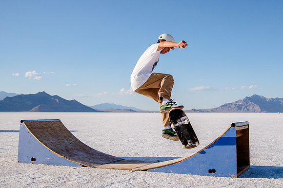 Hardcoin Skate Team: Conquering the Utah Salt Flats in Style