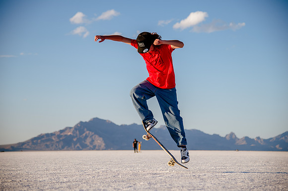 Hardcoin Skate Team: Conquering the Utah Salt Flats in Style