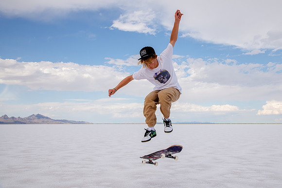 Hardcoin Skate Team: Conquering the Utah Salt Flats in Style