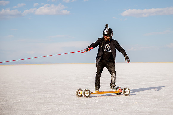 Hardcoin Skate Team: Conquering the Utah Salt Flats in Style