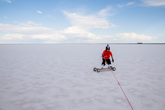 Hardcoin Skate Team: Conquering the Utah Salt Flats in Style