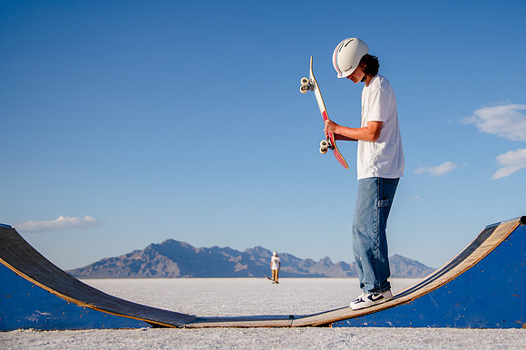 Hardcoin Skate Team: Conquering the Utah Salt Flats in Style