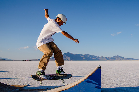 Hardcoin Skate Team: Conquering the Utah Salt Flats in Style