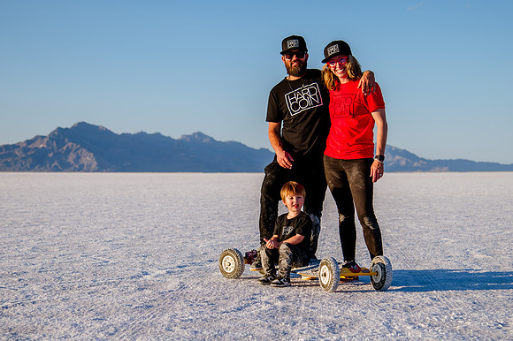Hardcoin Skate Team: Conquering the Utah Salt Flats in Style