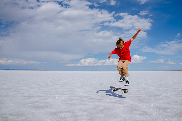 Hardcoin Skate Team: Conquering the Utah Salt Flats in Style