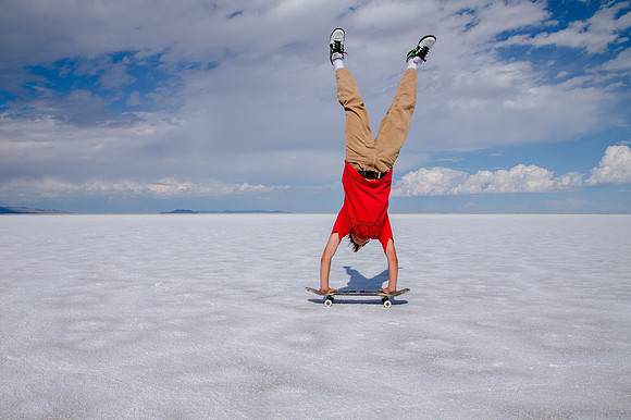 Hardcoin Skate Team: Conquering the Utah Salt Flats in Style