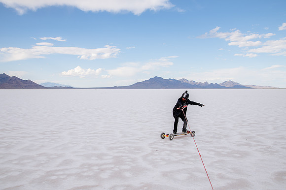 Hardcoin Skate Team: Conquering the Utah Salt Flats in Style