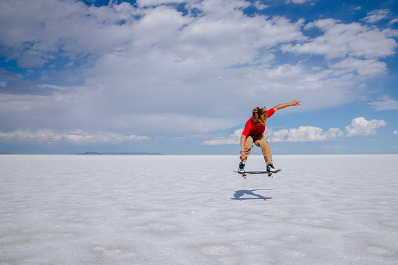 Hardcoin Skate Team: Conquering the Utah Salt Flats in Style