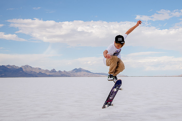 Hardcoin Skate Team: Conquering the Utah Salt Flats in Style