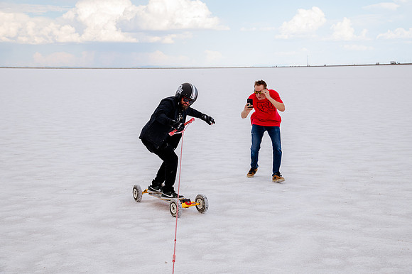 Hardcoin Skate Team: Conquering the Utah Salt Flats in Style