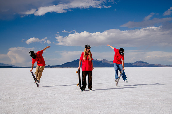 Hardcoin Skate Team: Conquering the Utah Salt Flats in Style