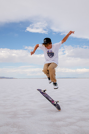 Hardcoin Skate Team: Conquering the Utah Salt Flats in Style