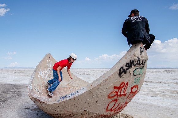 Hardcoin Skate Team: Conquering the Utah Salt Flats in Style