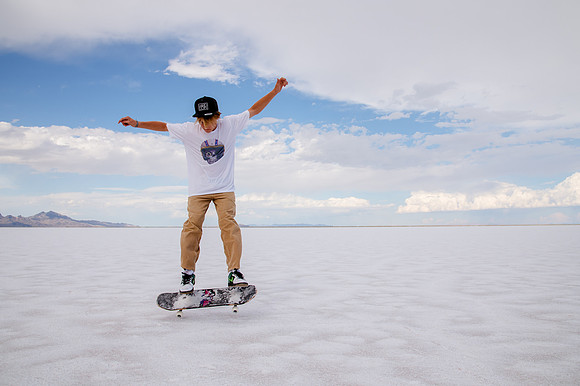 Hardcoin Skate Team: Conquering the Utah Salt Flats in Style
