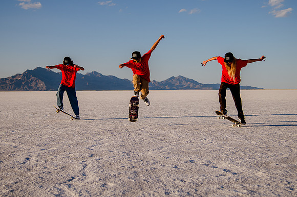 Hardcoin Skate Team: Conquering the Utah Salt Flats in Style