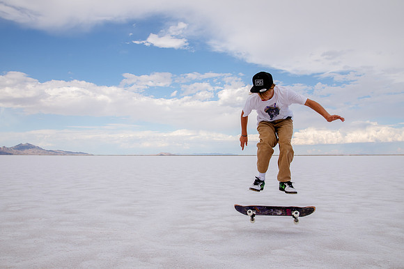 Hardcoin Skate Team: Conquering the Utah Salt Flats in Style