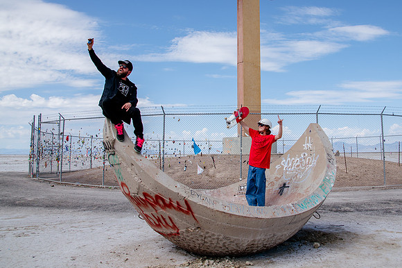 Hardcoin Skate Team: Conquering the Utah Salt Flats in Style