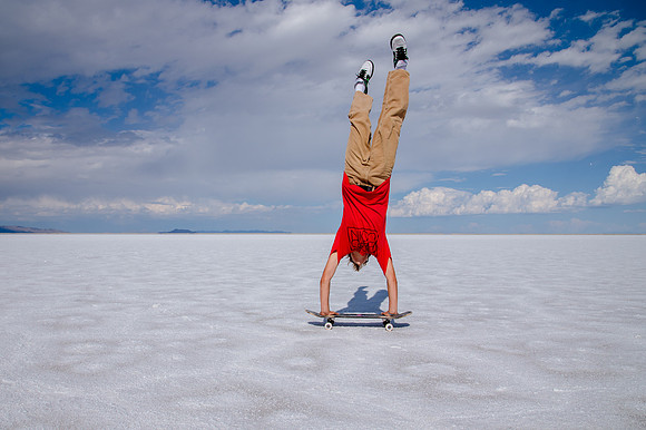 Hardcoin Skate Team: Conquering the Utah Salt Flats in Style