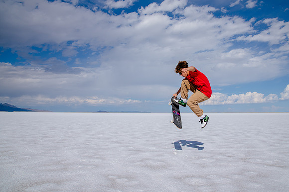 Hardcoin Skate Team: Conquering the Utah Salt Flats in Style