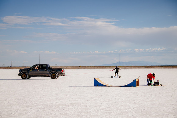 Hardcoin Skate Team: Conquering the Utah Salt Flats in Style