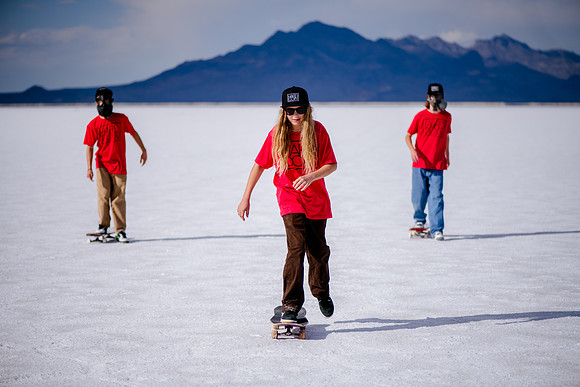 Hardcoin Skate Team: Conquering the Utah Salt Flats in Style