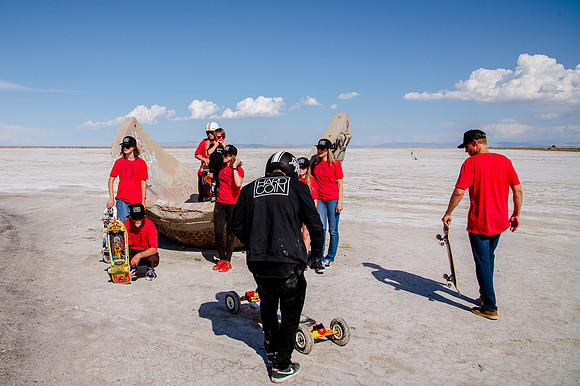 Hardcoin Skate Team: Conquering the Utah Salt Flats in Style