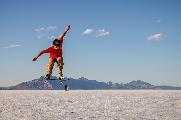 Hardcoin Skate Team: Conquering the Utah Salt Flats in Style