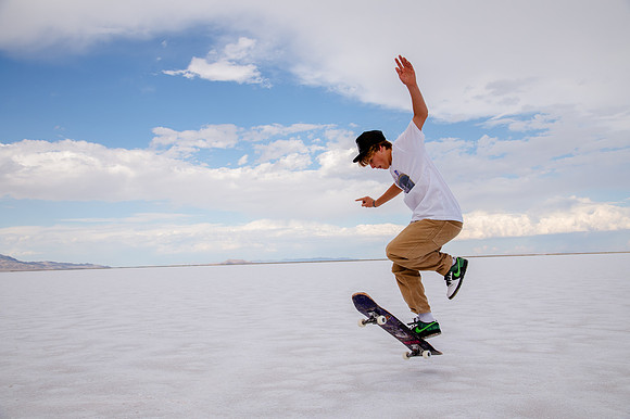 Hardcoin Skate Team: Conquering the Utah Salt Flats in Style