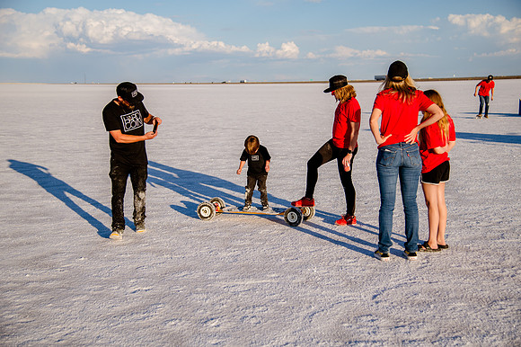 Hardcoin Skate Team: Conquering the Utah Salt Flats in Style