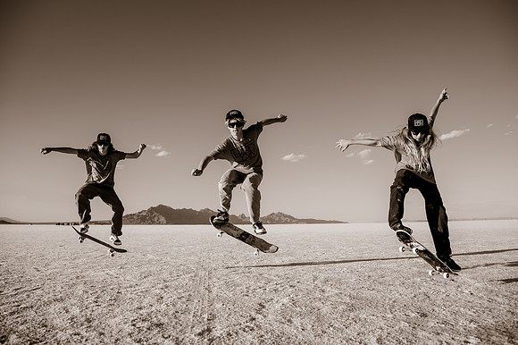 Hardcoin Skate Team: Conquering the Utah Salt Flats in Style