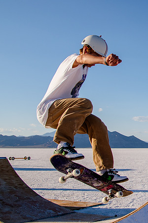 Hardcoin Skate Team: Conquering the Utah Salt Flats in Style