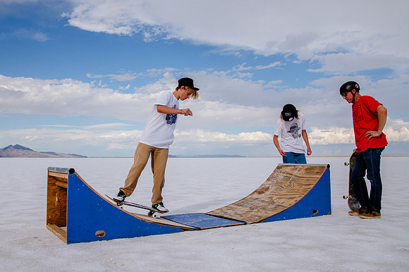 Hardcoin Skate Team: Conquering the Utah Salt Flats in Style