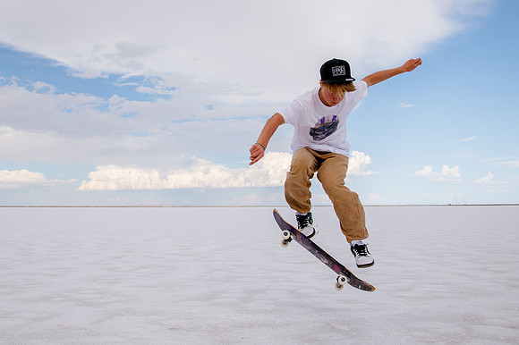 Hardcoin Skate Team: Conquering the Utah Salt Flats in Style
