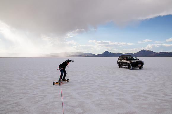 Hardcoin Skate Team: Conquering the Utah Salt Flats in Style