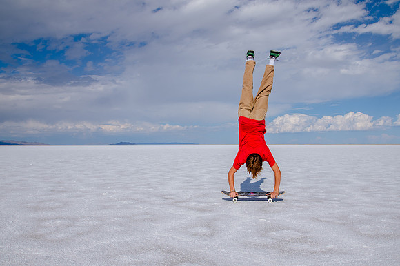 Hardcoin Skate Team: Conquering the Utah Salt Flats in Style