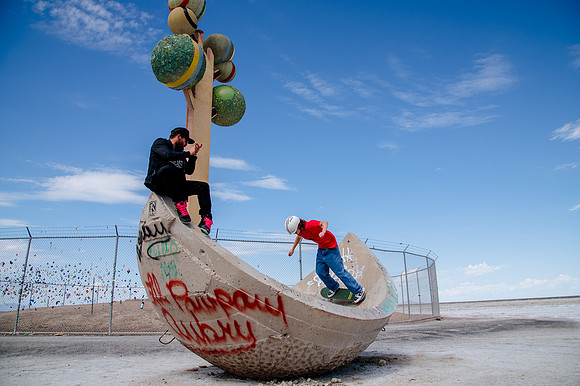 Hardcoin Skate Team: Conquering the Utah Salt Flats in Style