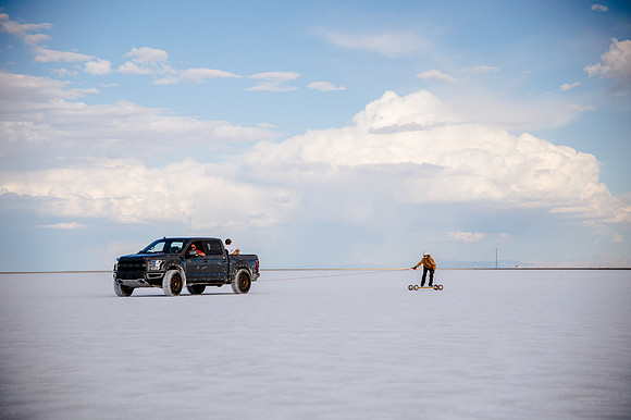 Hardcoin Skate Team: Conquering the Utah Salt Flats in Style