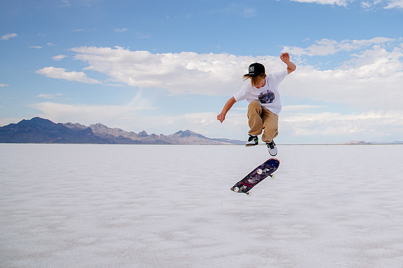 Hardcoin Skate Team: Conquering the Utah Salt Flats in Style