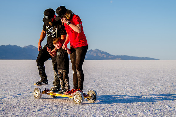 Hardcoin Skate Team: Conquering the Utah Salt Flats in Style