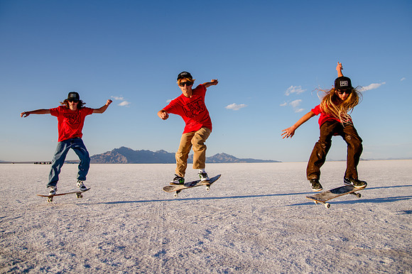 Hardcoin Skate Team: Conquering the Utah Salt Flats in Style